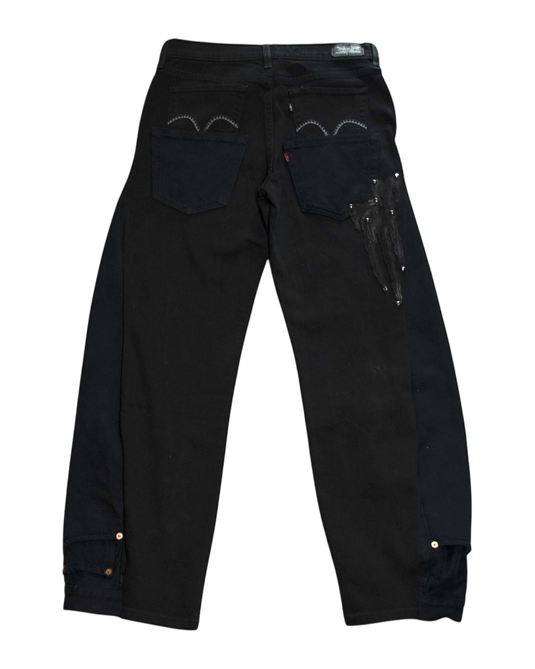 T-Emblem 2 Face Denim-04 (BLK)