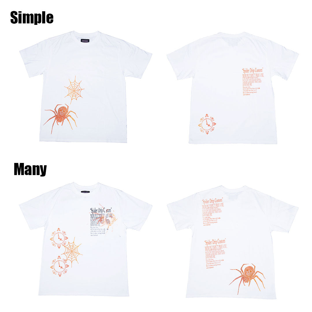 Drip Spider Tee White