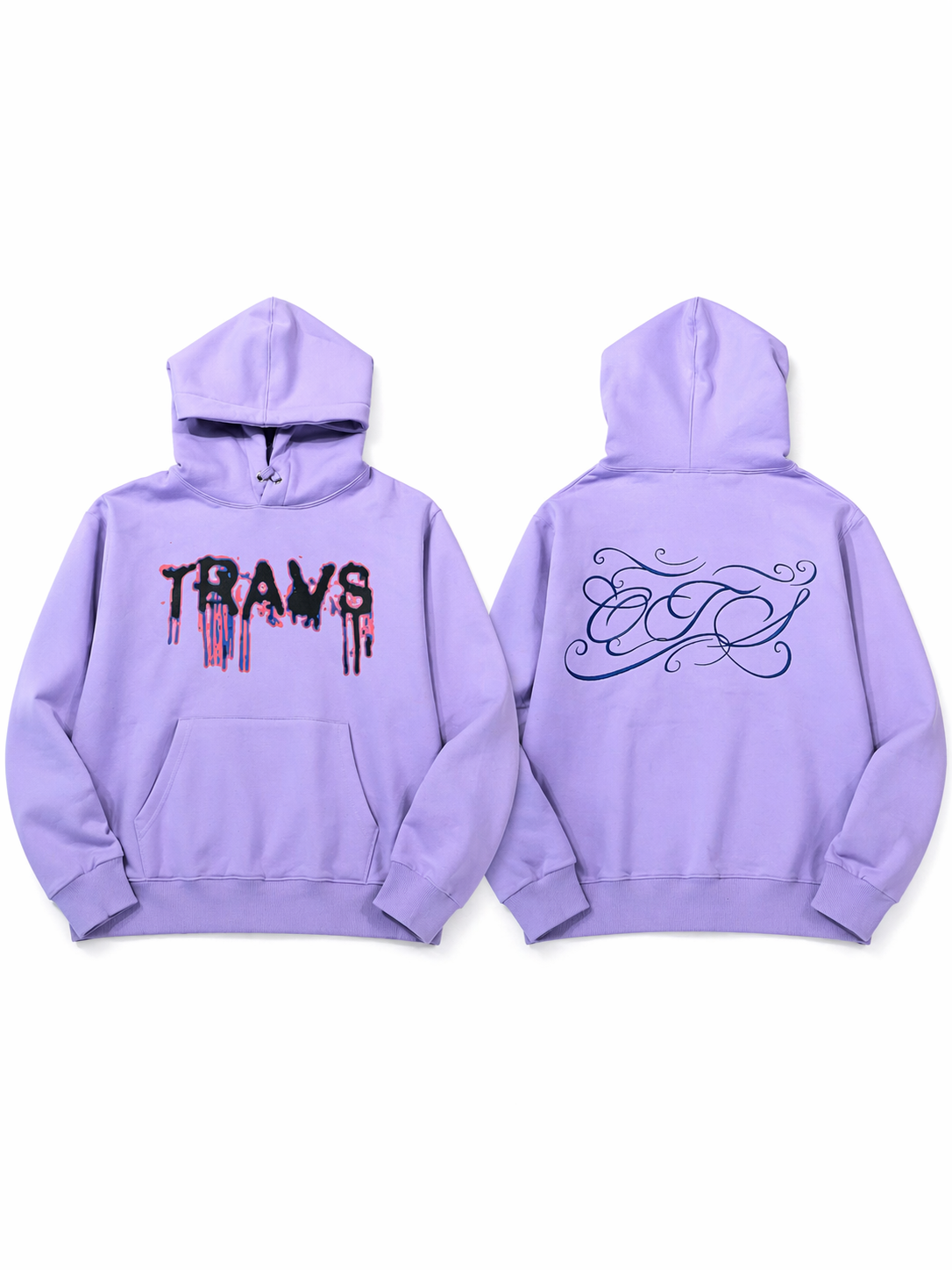 Blonde logo OTS HOODIE. OTS TRAVS M size