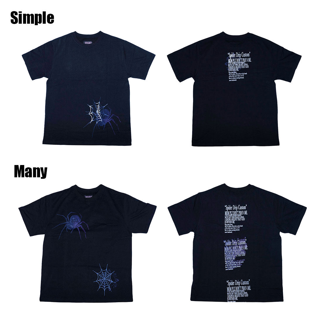 Drip Spider Tee Black