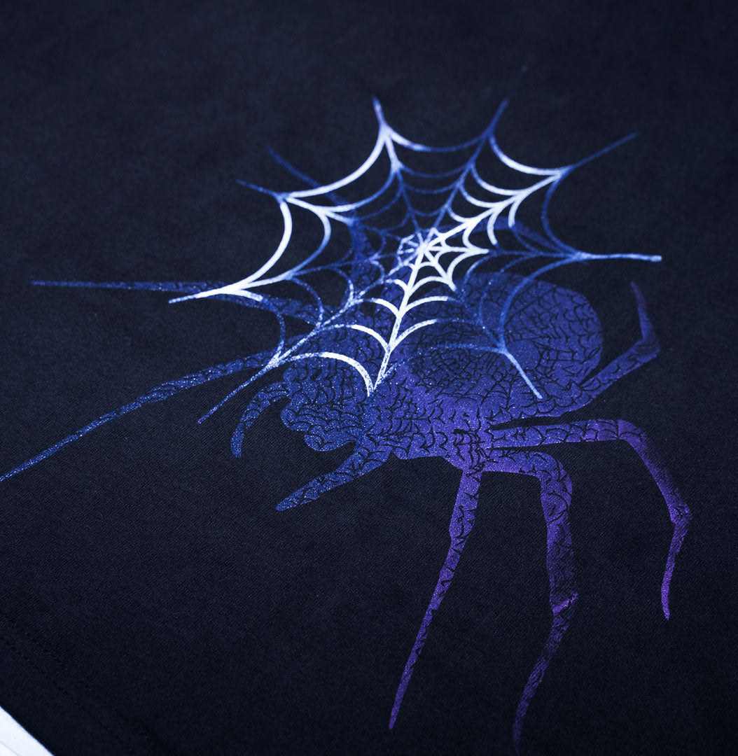 Drip Spider Tee Black