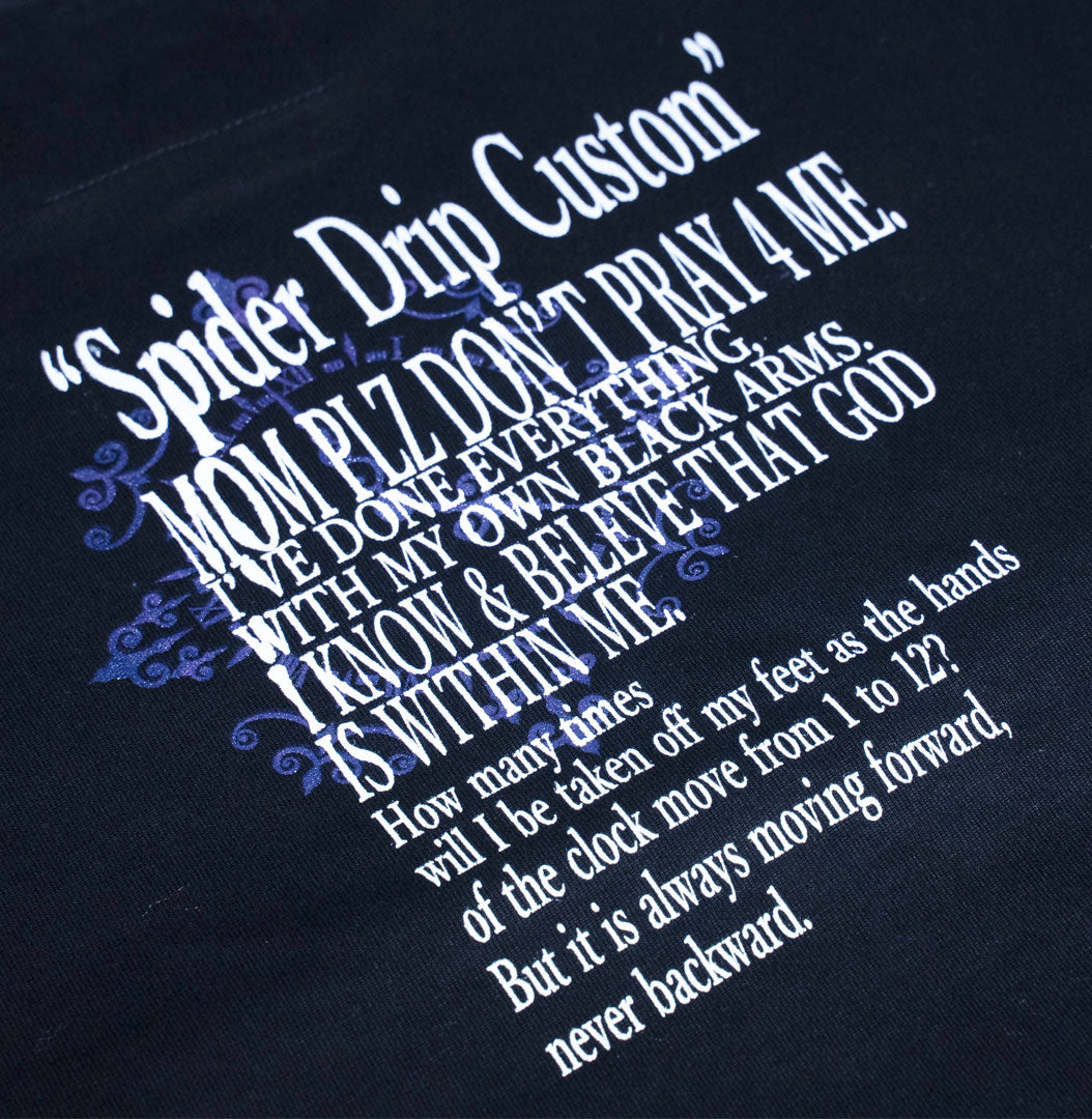 Drip Spider Tee Black