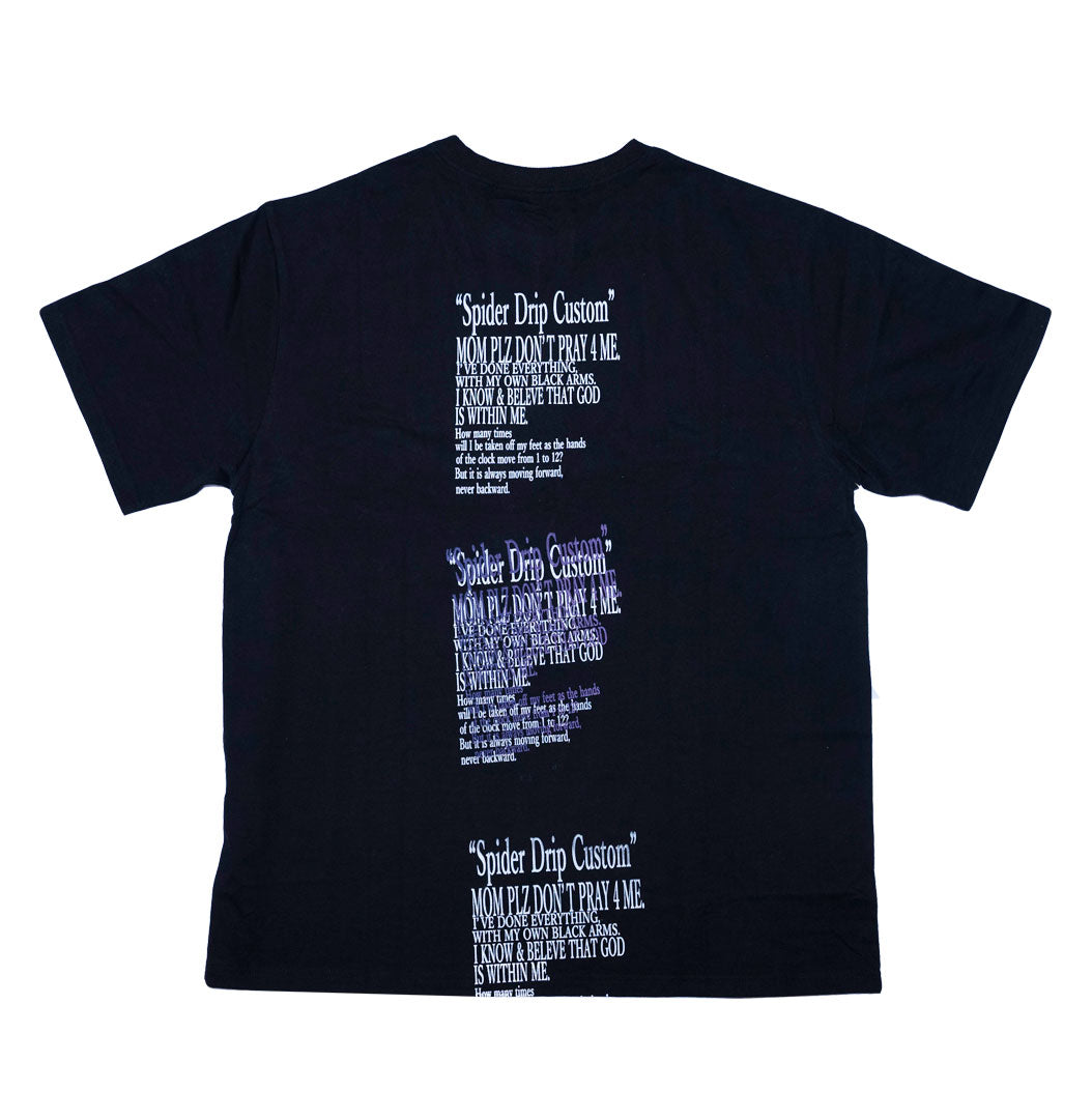 Drip Spider Tee Black