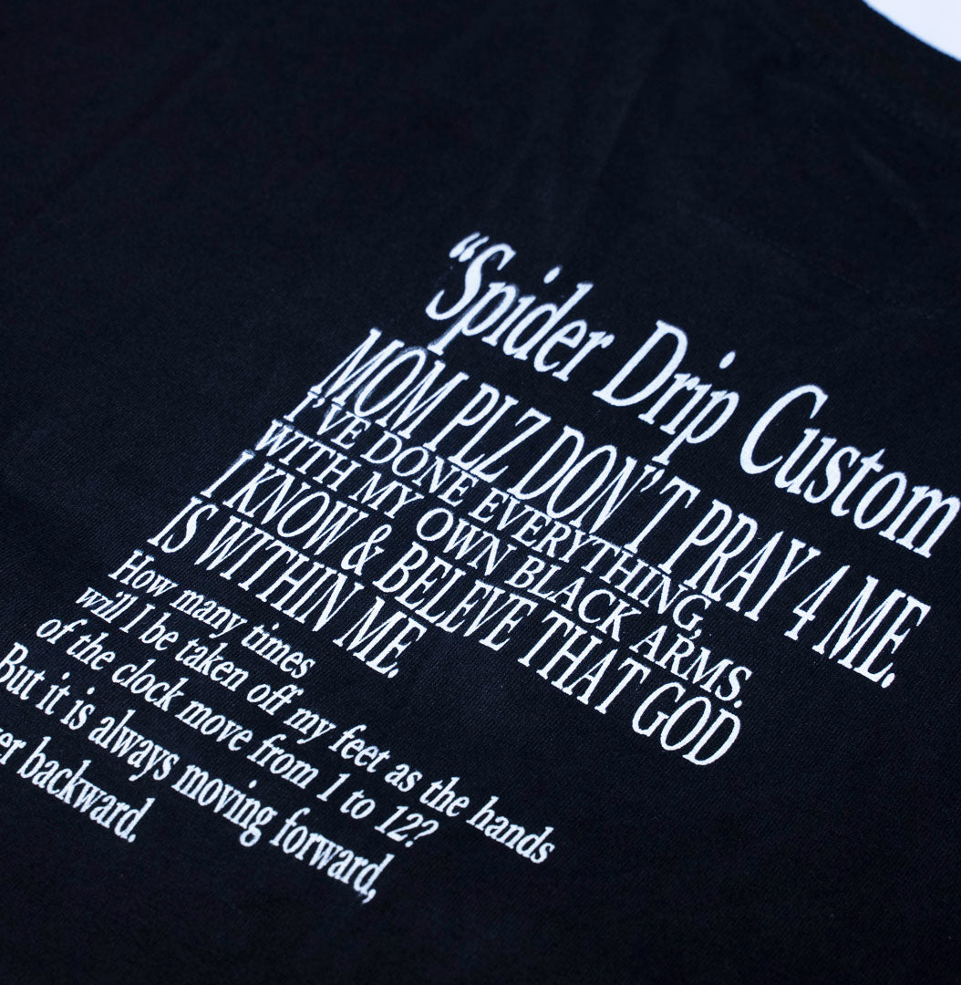 Drip Spider Tee Black