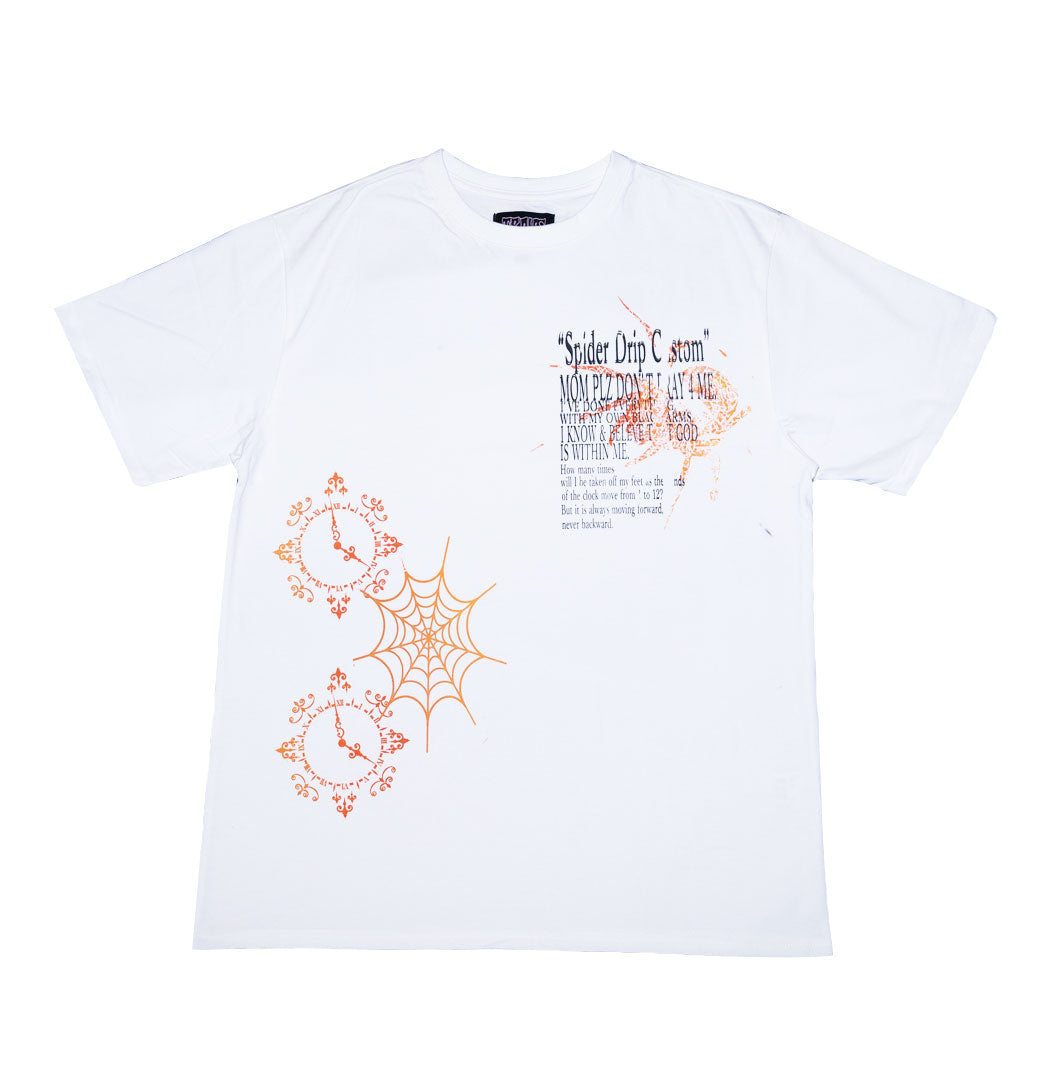 Drip Spider Tee White