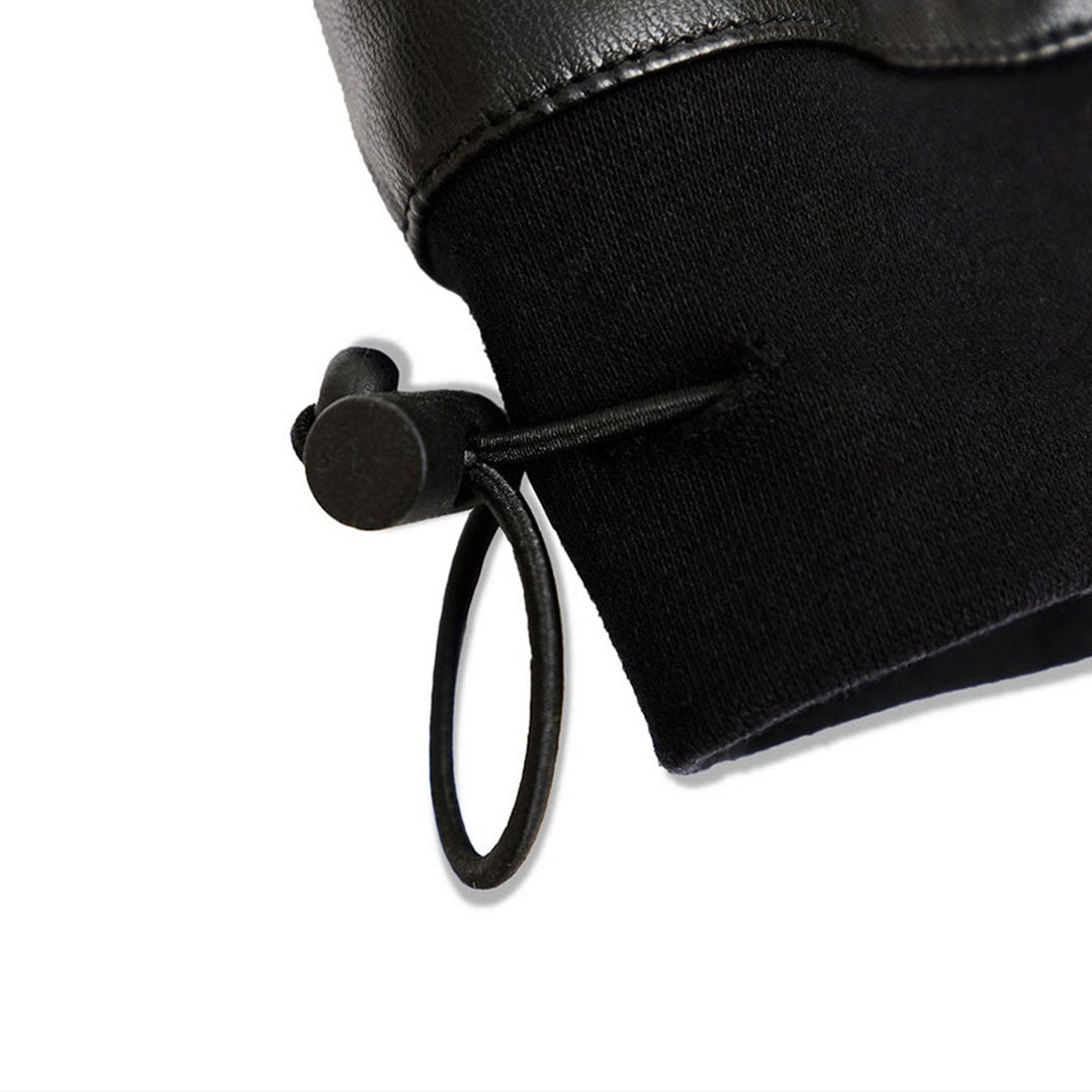 Vegan Leather Facemask Hoodie