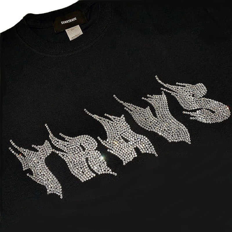 STONE logo black L/TEE