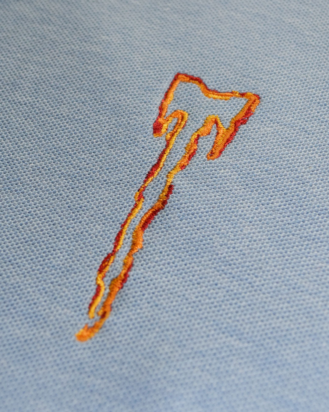 T Screw Polo Shirt Light Blue
