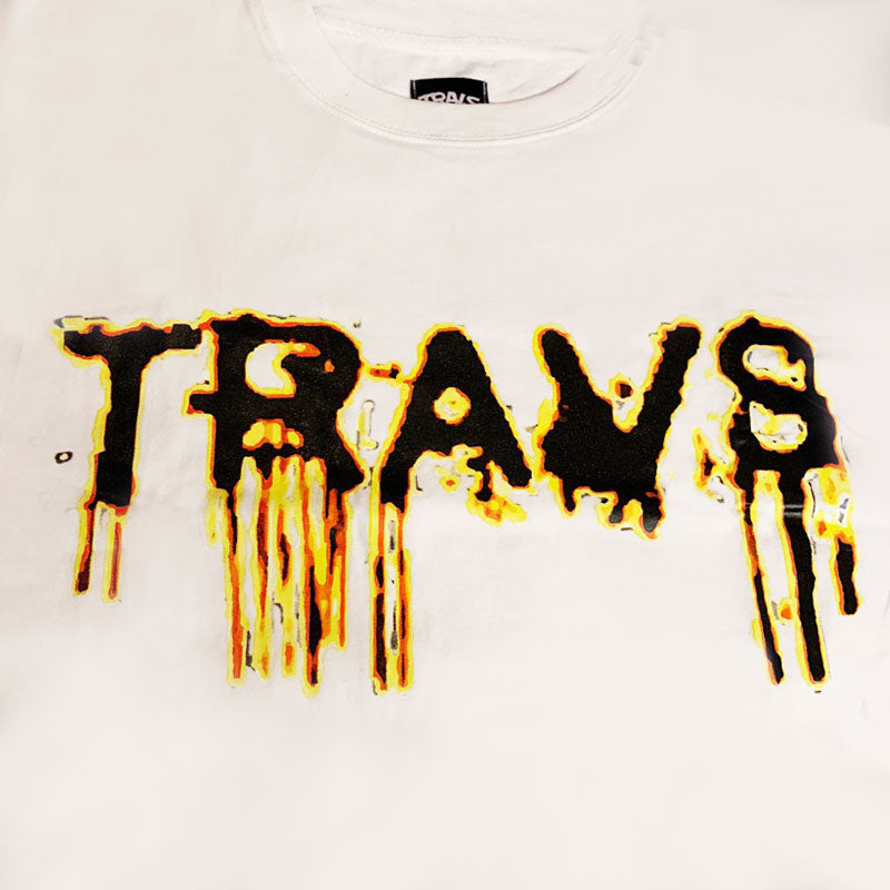 TRAVS BLOOD WHITE T-SHIRTS