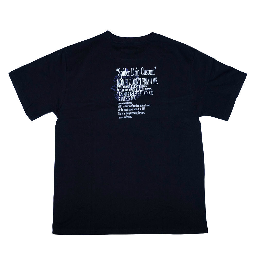 Drip Spider Tee Black
