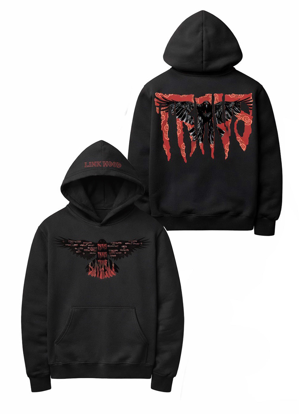 TRAVS ×LINKHOOD Zip Hoodie TRAVS × LINKHOOD Hoodie – TRAVS OFFICIAL WEB STORE