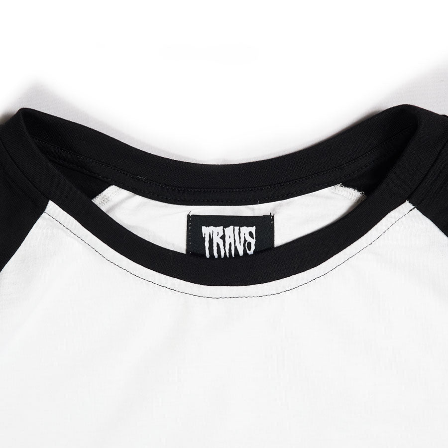 nadeneco Raglan Sleeve L/Tee - White