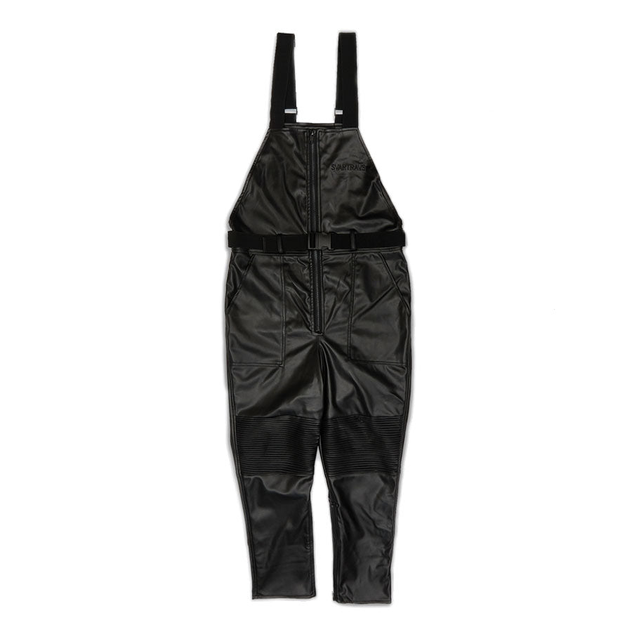 Vegan Leather Overalls