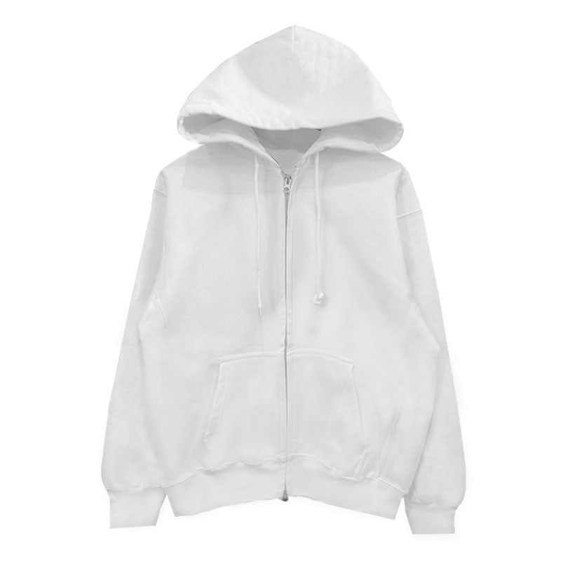 Rednight Zip Up White Parka