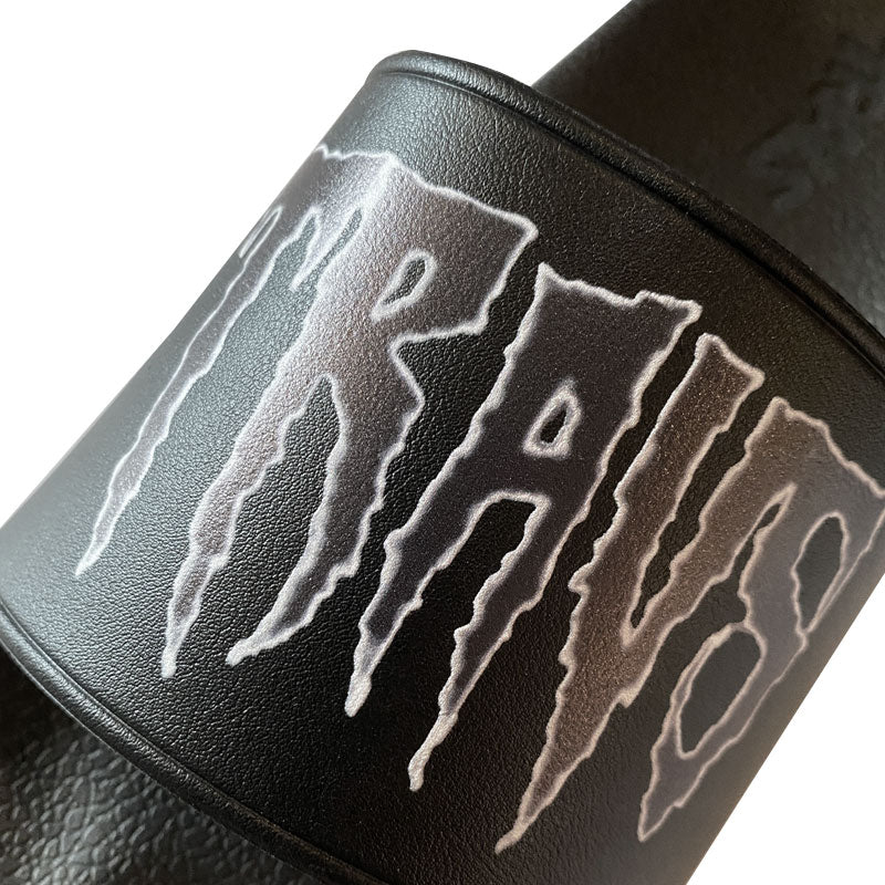 Rednight Black Slide Sandals