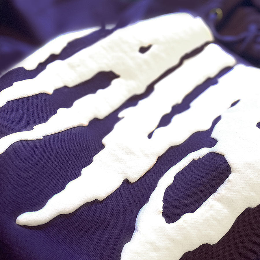 Bubble Rednight Hoodie Purple