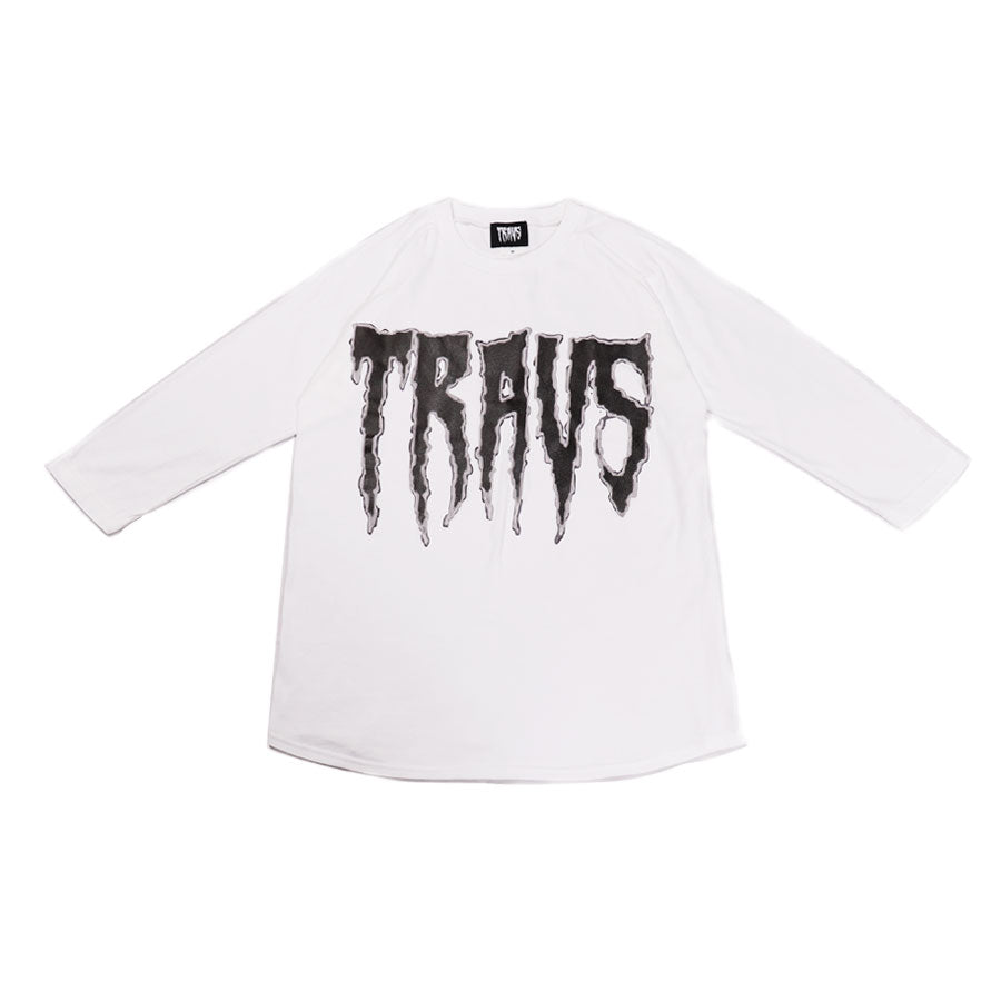Rednight Raglan Sleeve White Tee