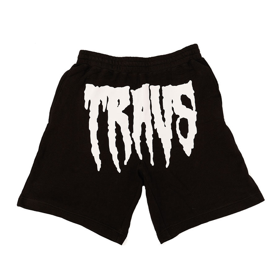 Black Red Night Half Pants