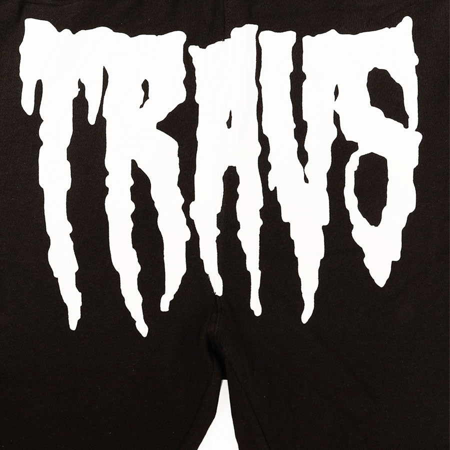 Black Red Night Half Pants