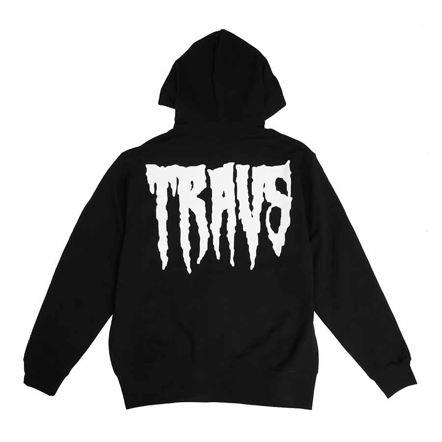 Black Rednight Zip Hoodie
