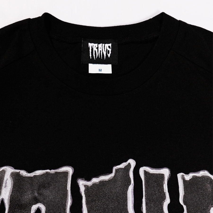 Rednight Raglan Sleeve Black Tee