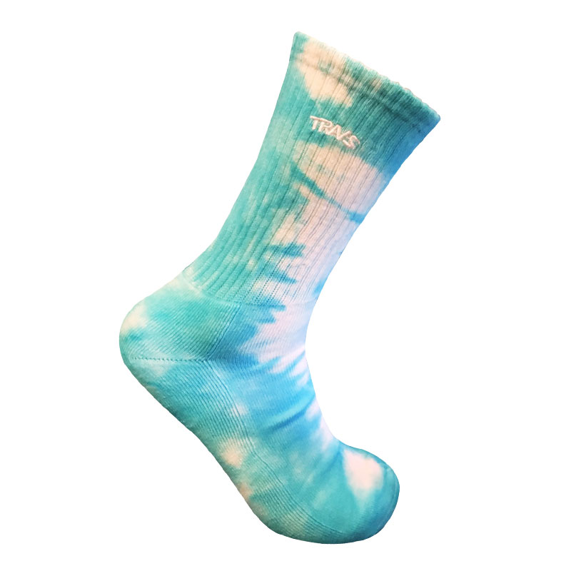 turquoise TieDye socks
