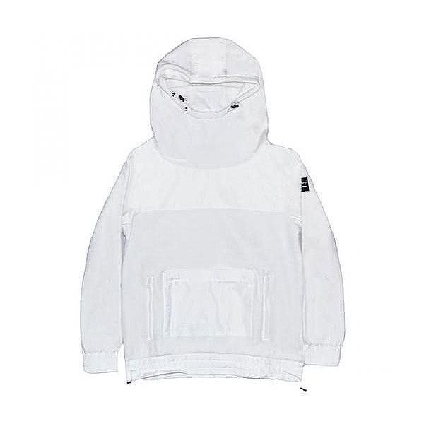 FACE MASK WHITE HOODIE