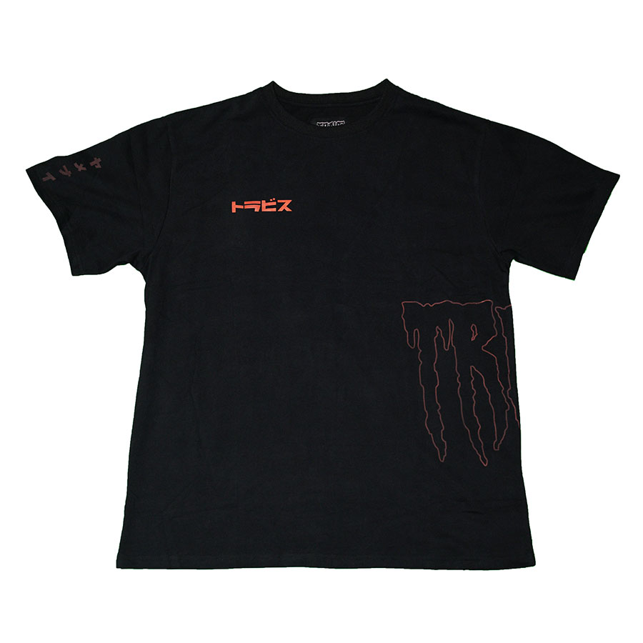 TRAVS DRIP CUSTOM トラビス Rednight Tee [BLK × RED]