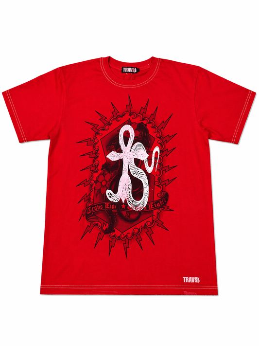 OTS ×TRAVS  OLD School red tee M size