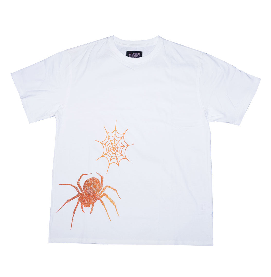 Drip Spider Tee  White