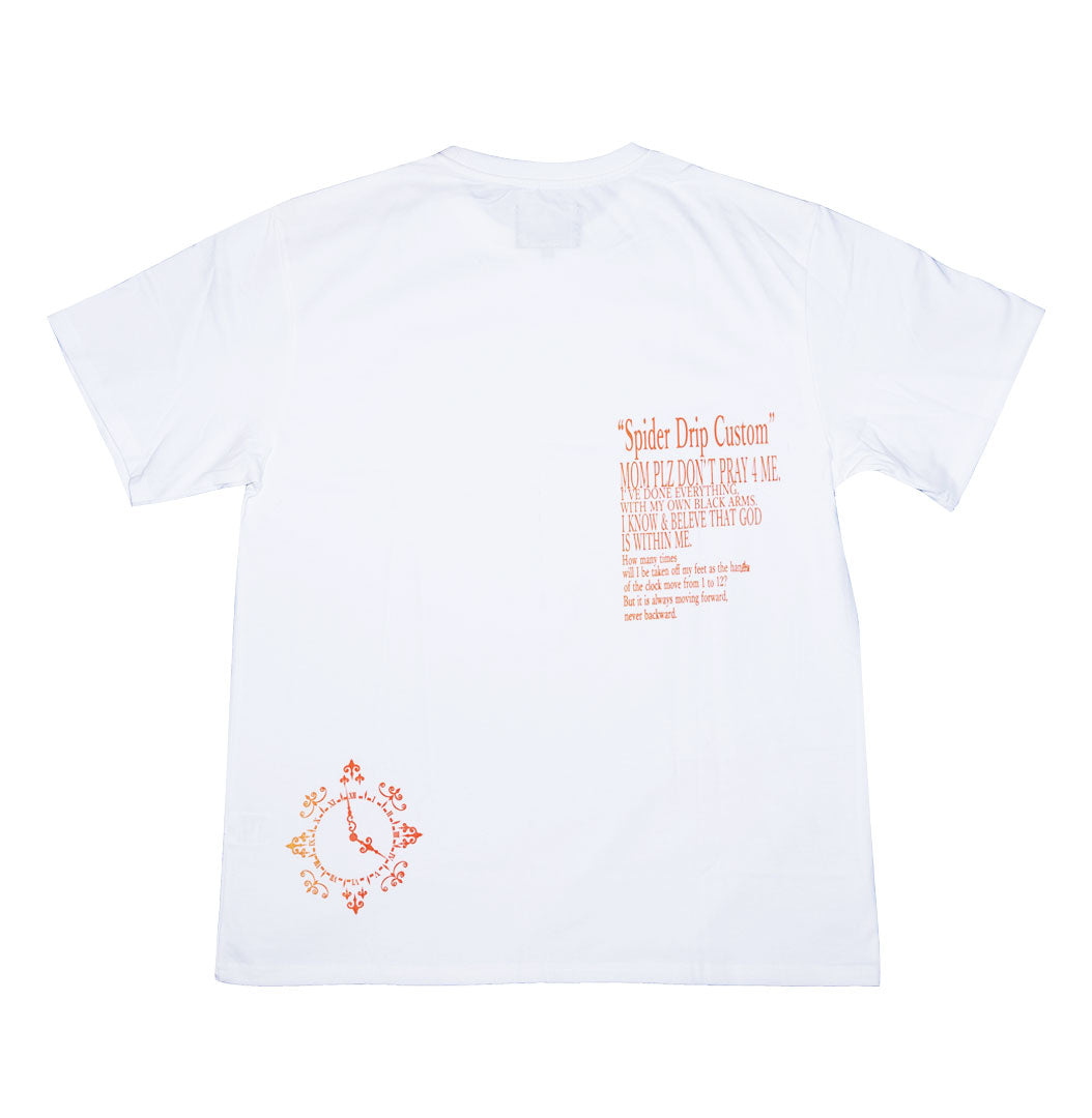 Drip Spider Tee  White