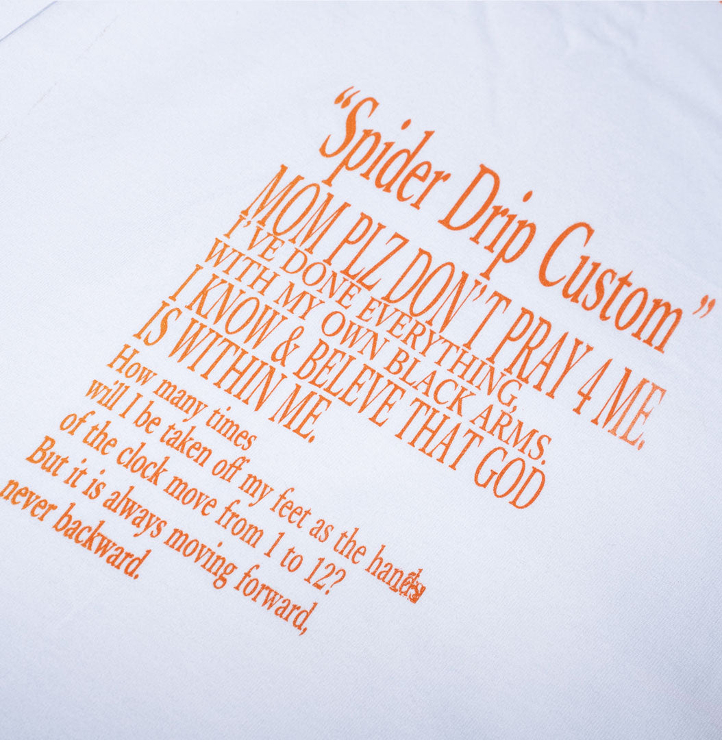 Drip Spider Tee  White