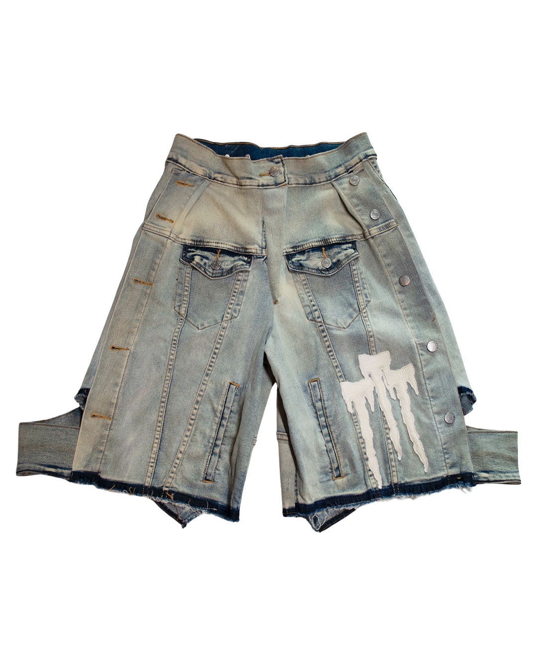 T-Emblem Flip Jorts-01 (GY)
