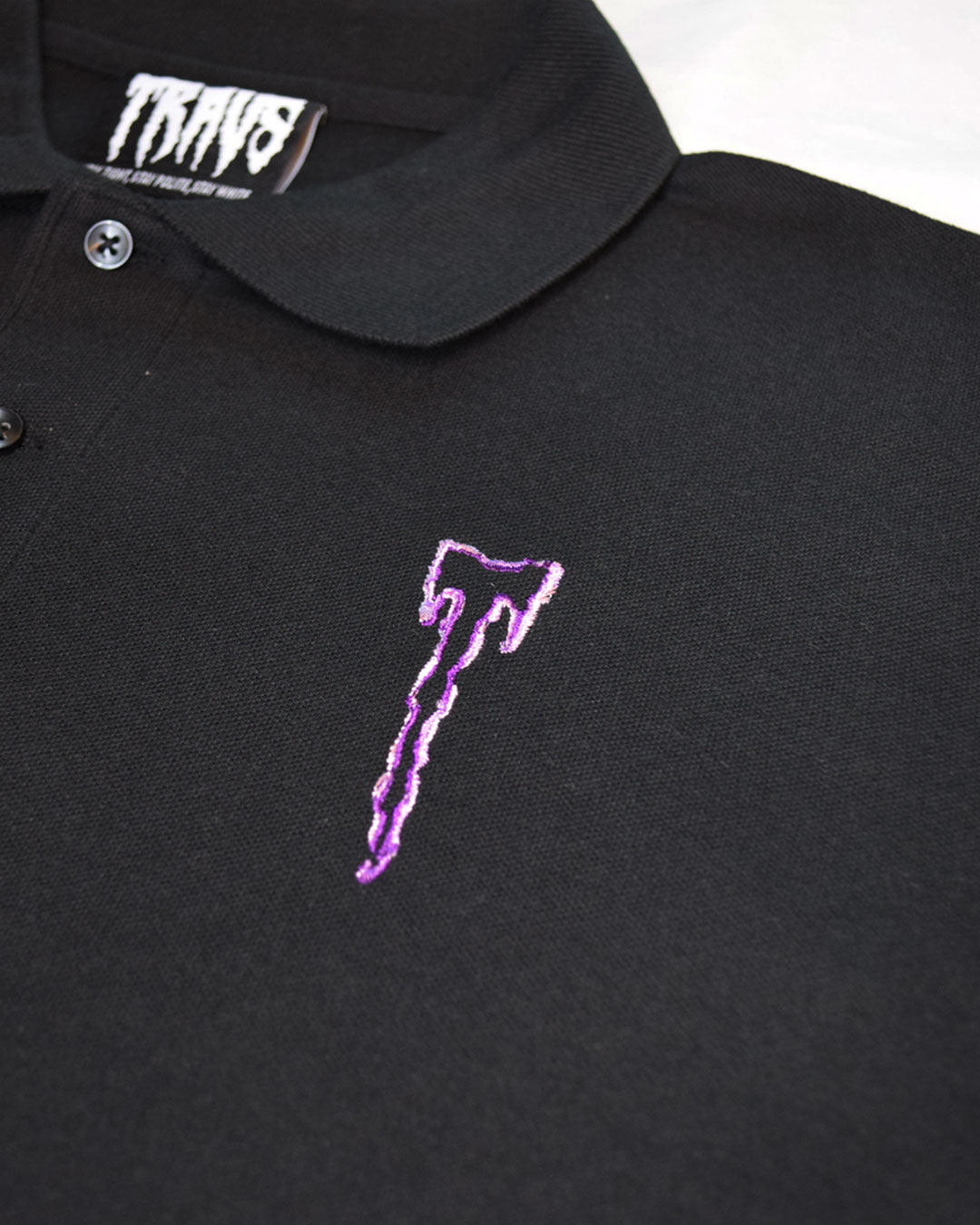 T Screw Polo Shirt Black