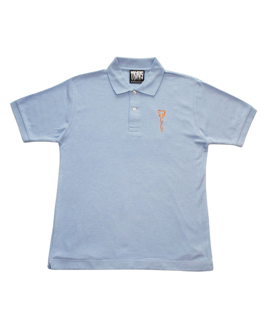 T Screw Polo Shirt Light Blue