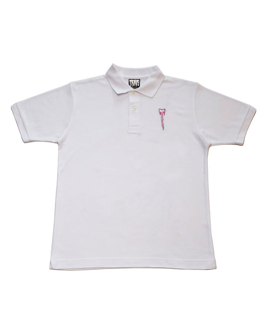 T Screw Polo Shirt White