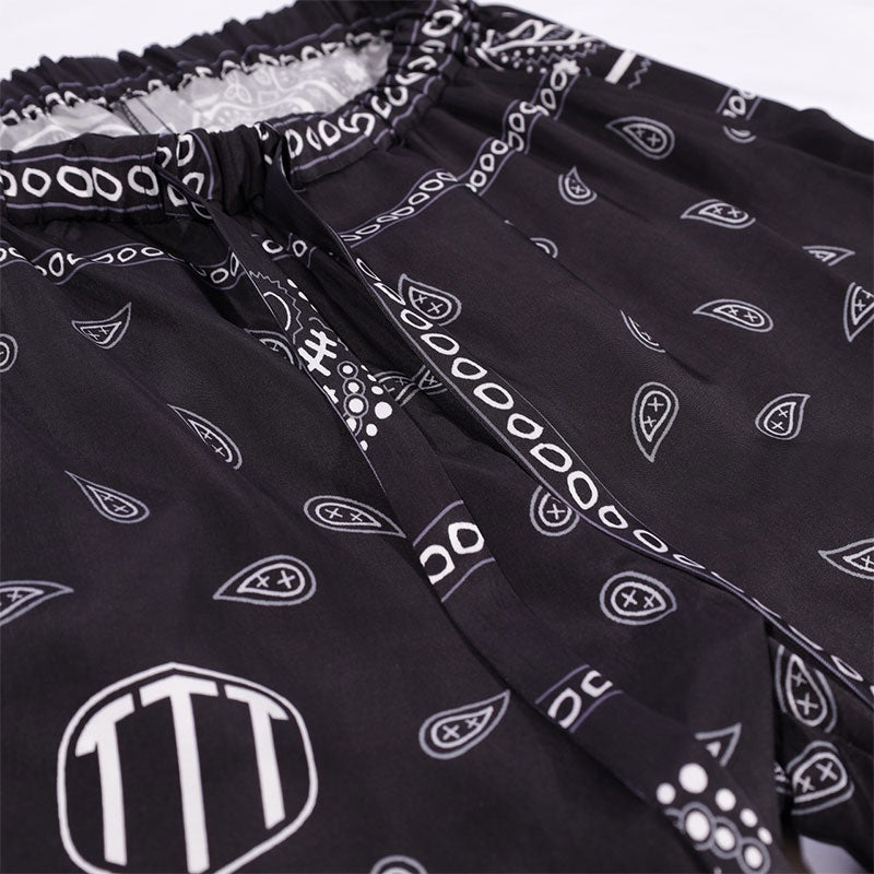 Tbandana bottoms BLACK
