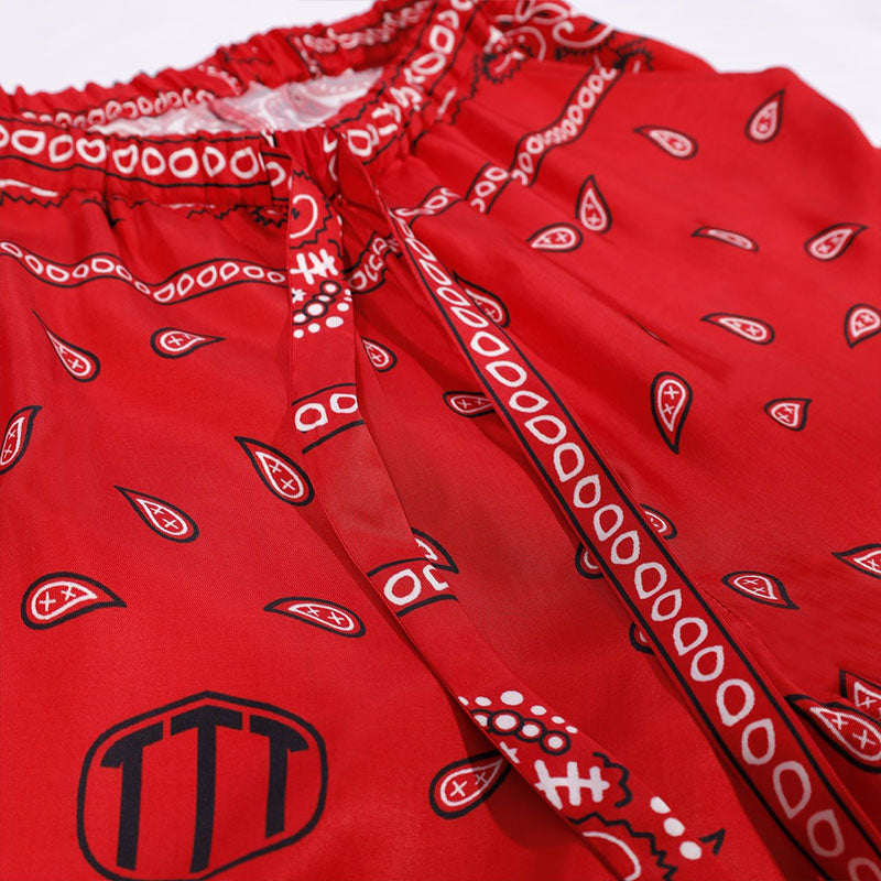 Tbandana bottoms RED