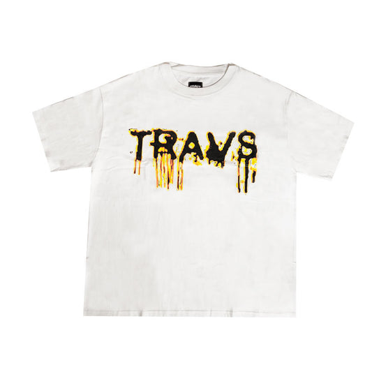 TRAVS BLOOD WHITE T-SHIRTS