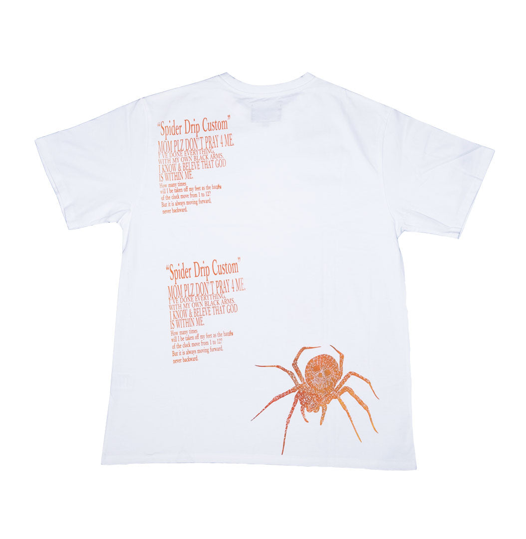 Drip Spider Tee  White