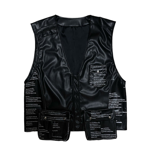 VEGAN LEATHER VEST