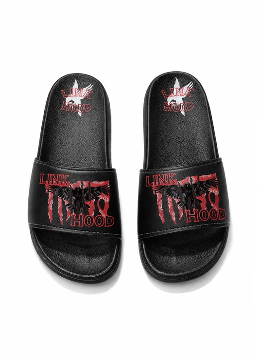 TRAVS × LINKHOOD Slide Sandals