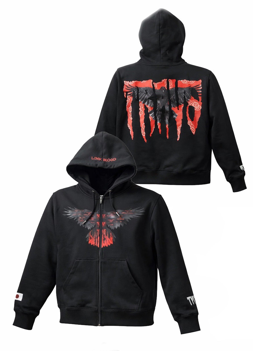 TRAVS × LINKHOOD Zip Hoodie