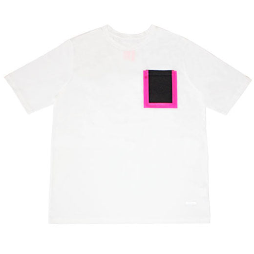 MESH POCKET T-SHIRTS [WHT]