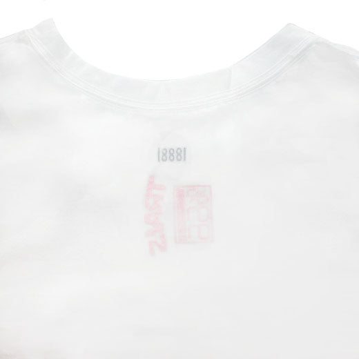 MESH POCKET T-SHIRTS [WHT]