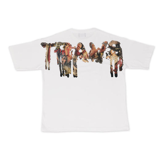 nadeneco collabo collage Tee White