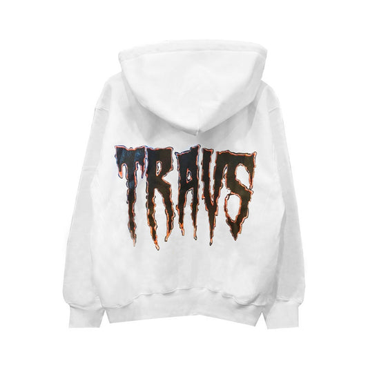 Rednight Zip Up White Parka
