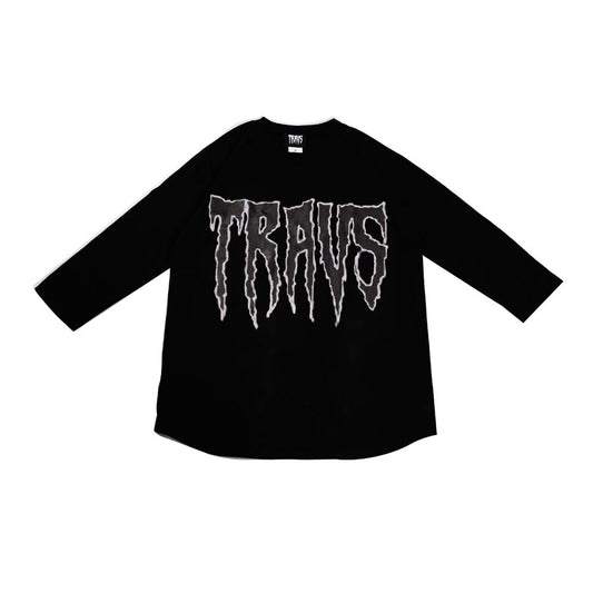 Rednight Raglan Sleeve Black Tee