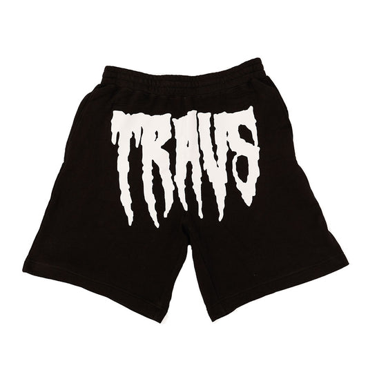 Black Red Night Half Pants