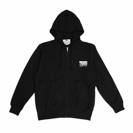Black Rednight Zip Hoodie